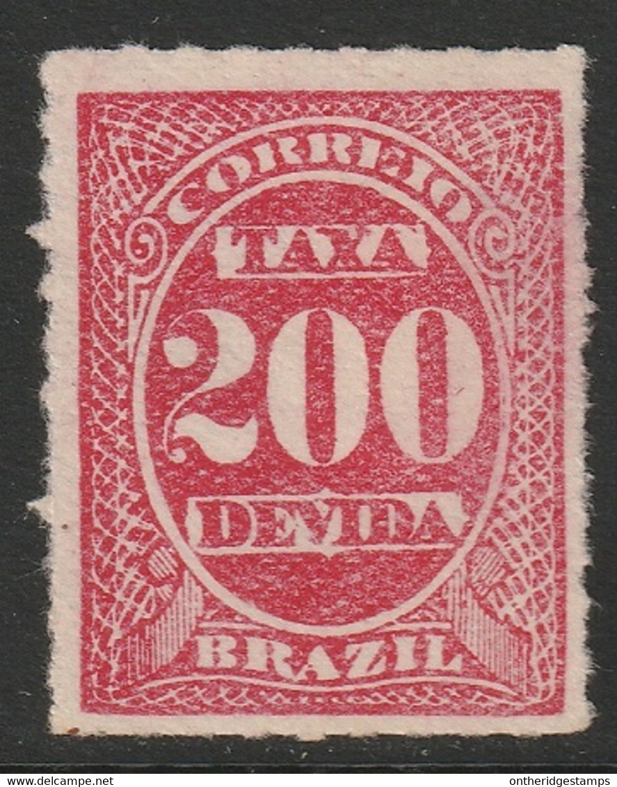 Brazil 1889 Sc J5 Bresil Yt Taxe 5 Postage Due MNG(*) - Timbres-taxe