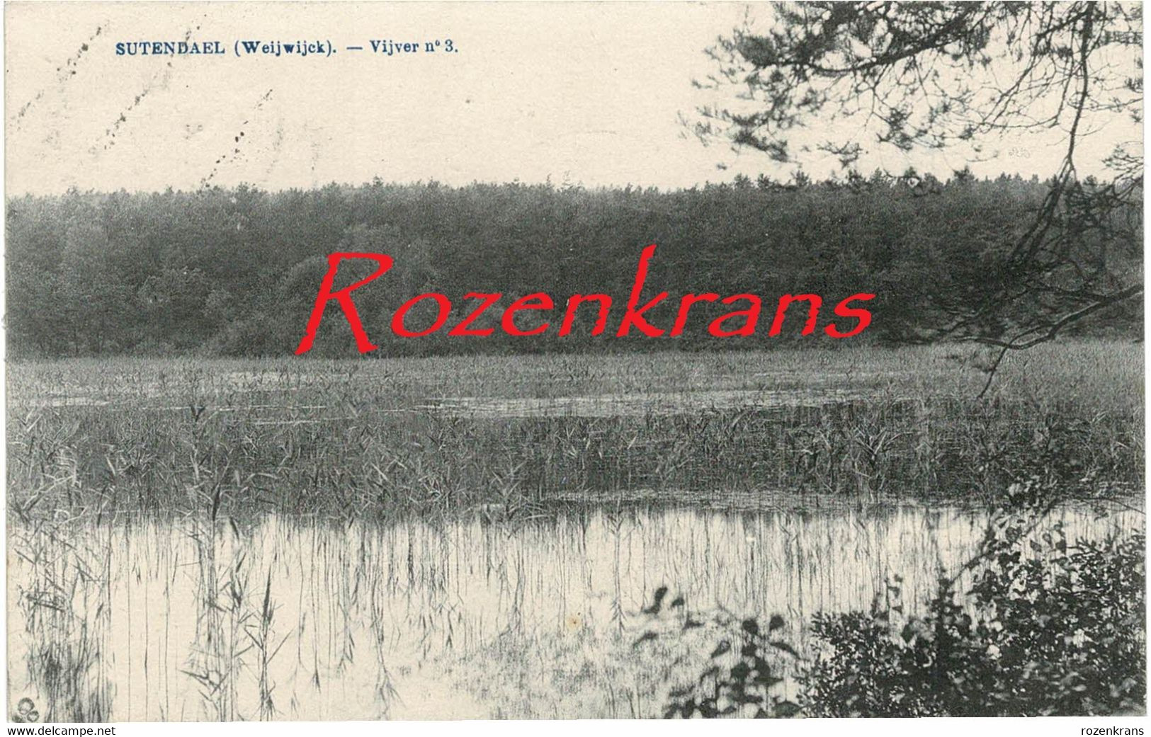 SUTENDAEL Limburg Zutendaal Weijwijck - Vijver N°3  (In Zeer Goede Staat) - Zutendaal