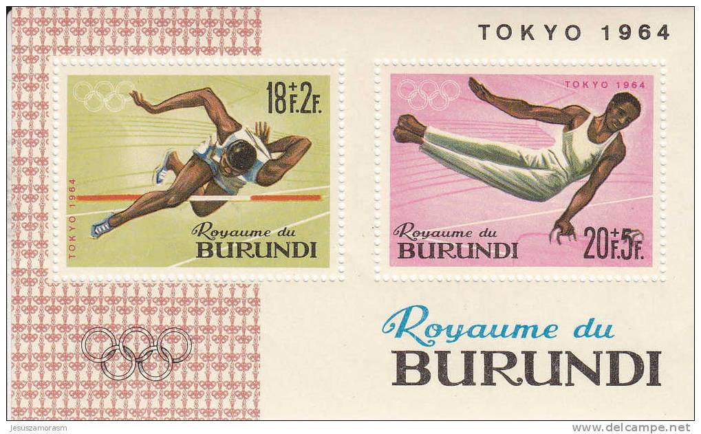 Burundi Hb 5 Y 5sd - Hojas Y Bloques