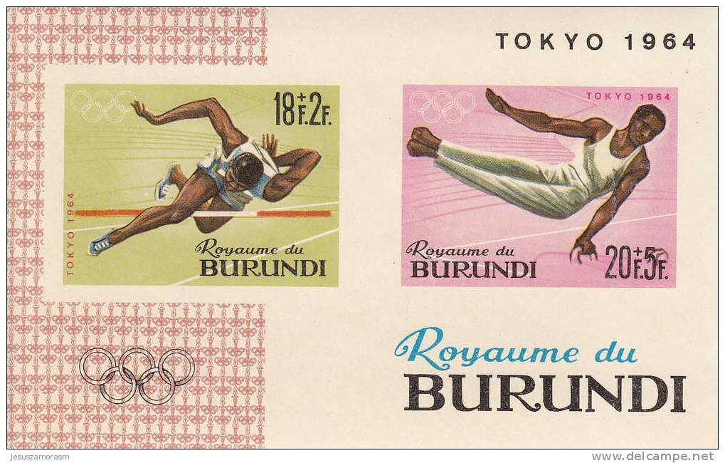 Burundi Hb 5 Y 5sd - Hojas Y Bloques