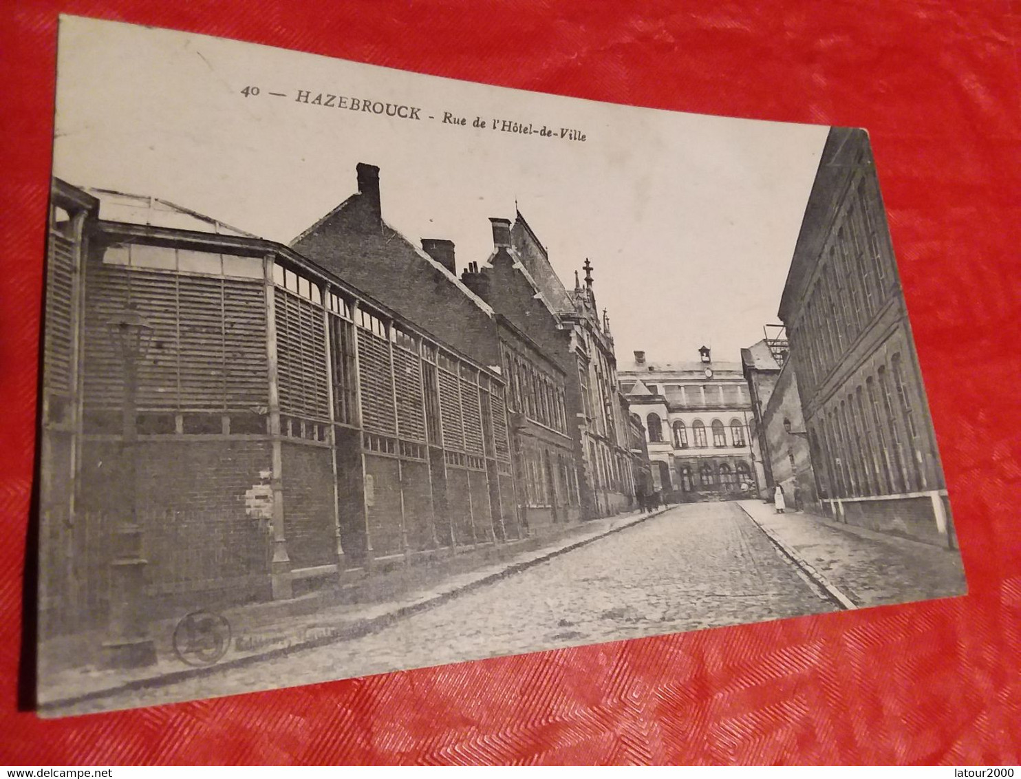 HAZEBROUCK RUE DE L HÔTEL DE VILLE  Carte Assez Rare - Hazebrouck