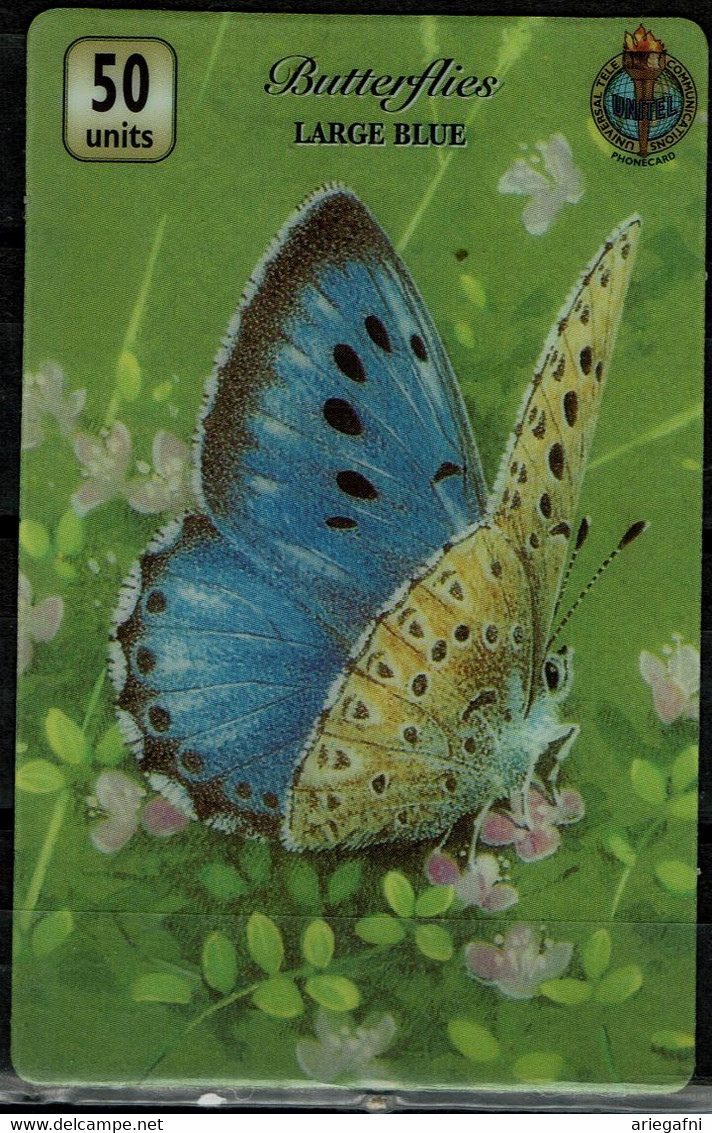 USA  2003  PHONECARD BUTTERFLIES USED VF!! - Papillons