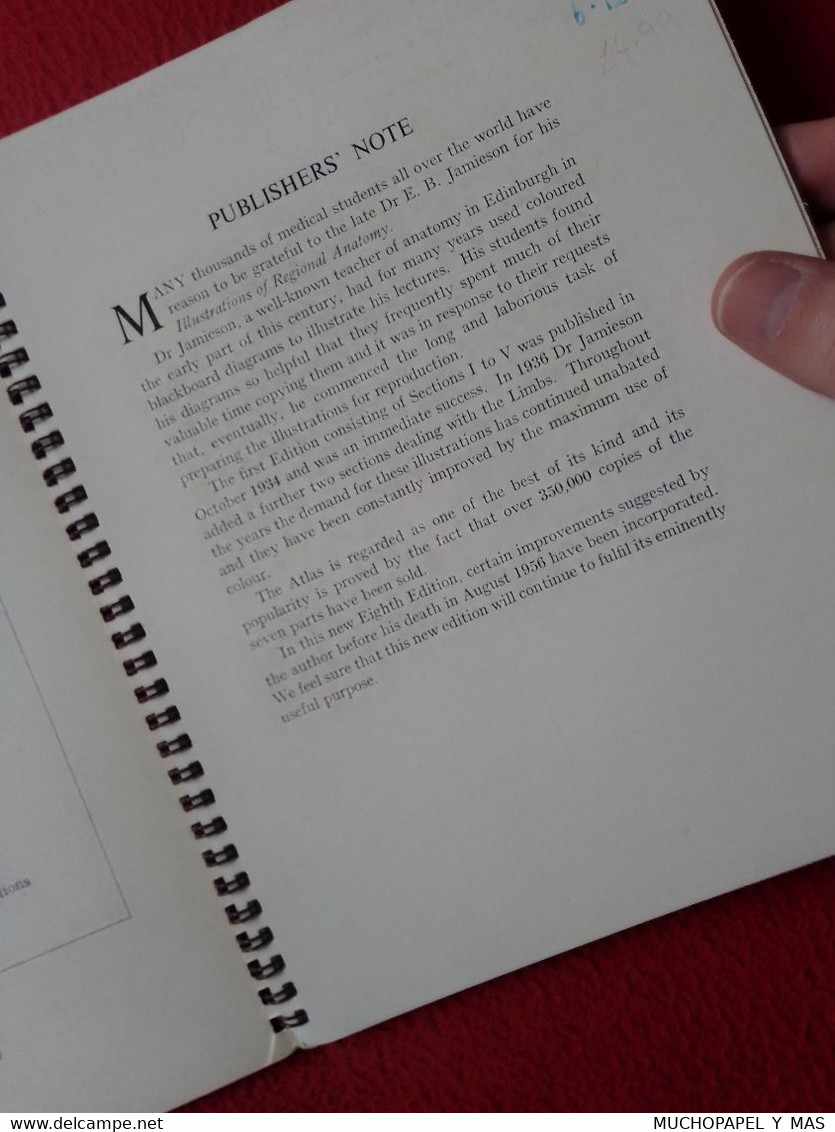 LIBRO ILLUSTRATIONS OF REGIONAL ANATOMY E. B. JAMIESON, M. D. SECTION IV PELVIS, E. & S. LIVINGSTONE LTD., EDINBURGH.... - Other & Unclassified