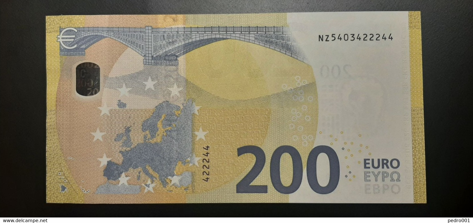 200 Euro Austria N001 D5 UNC - 200 Euro