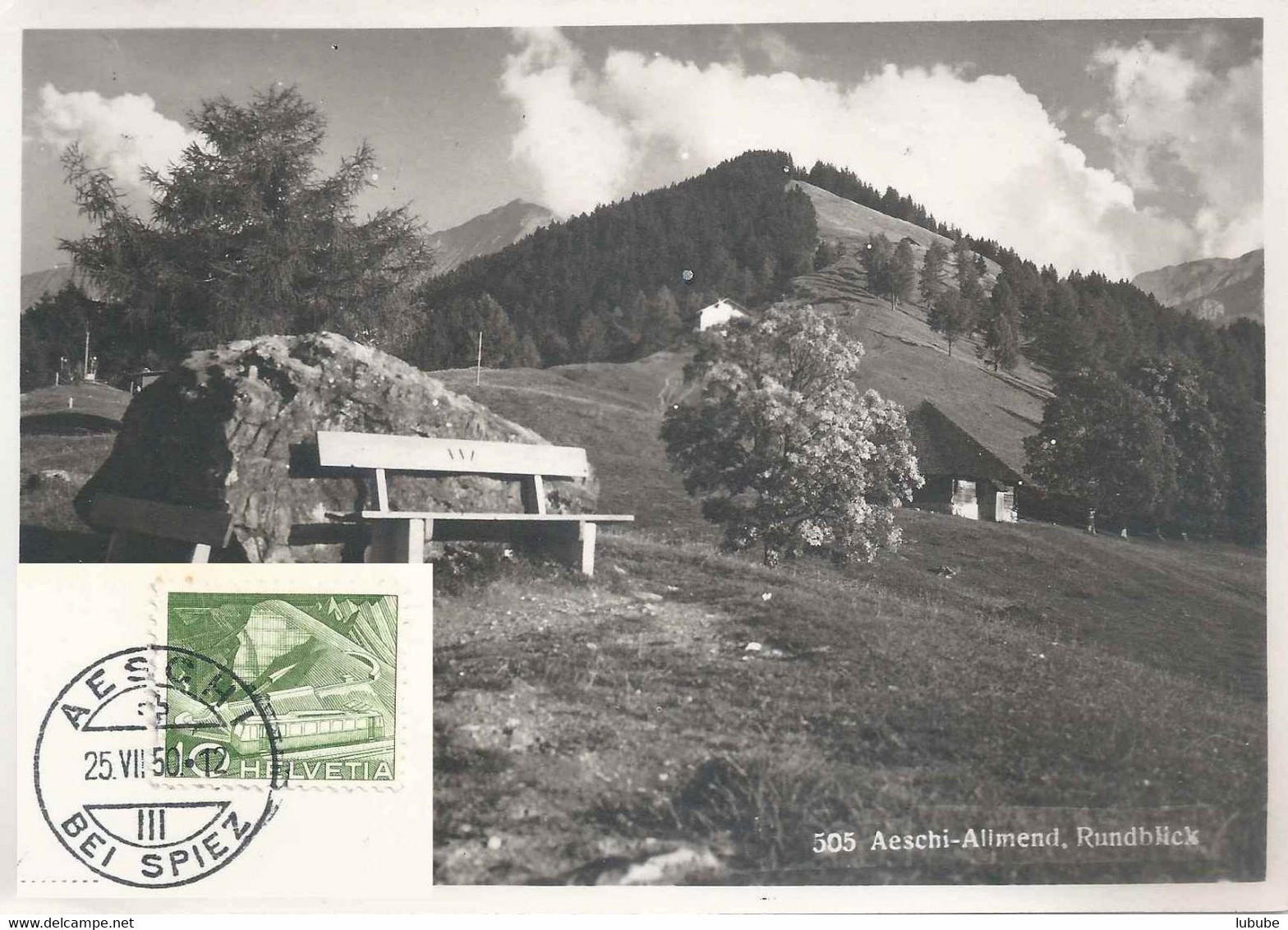 Aeschi B.Spiez - Rundblick Auf Der Allmend            1950 - Aeschi Bei Spiez