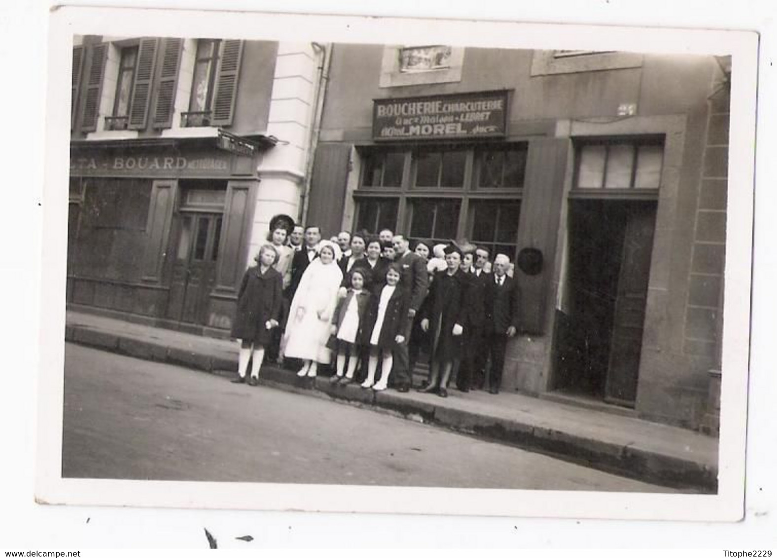 Photo De La Boucherie Alfred Morel, Ancienne Maison Lebret - Communiante - Profesiones