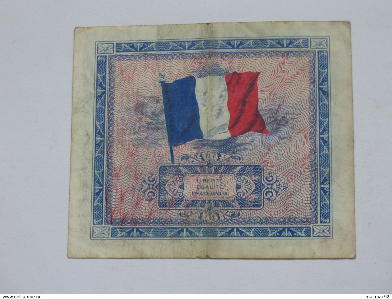 2 Francs - DRAPEAU FRANCE - Billet Du Débarquement -  Sans Série  **** EN ACHAT IMMEDIAT **** - 1944 Vlag/Frankrijk