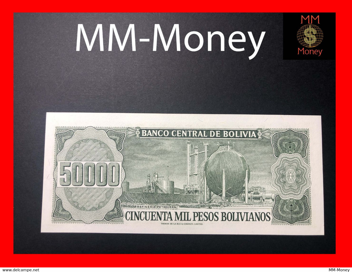 BOLIVIA  50.000  50000 Pesos Bolivianos  D. 5.6.1984  P. 170    UNC - Bolivie