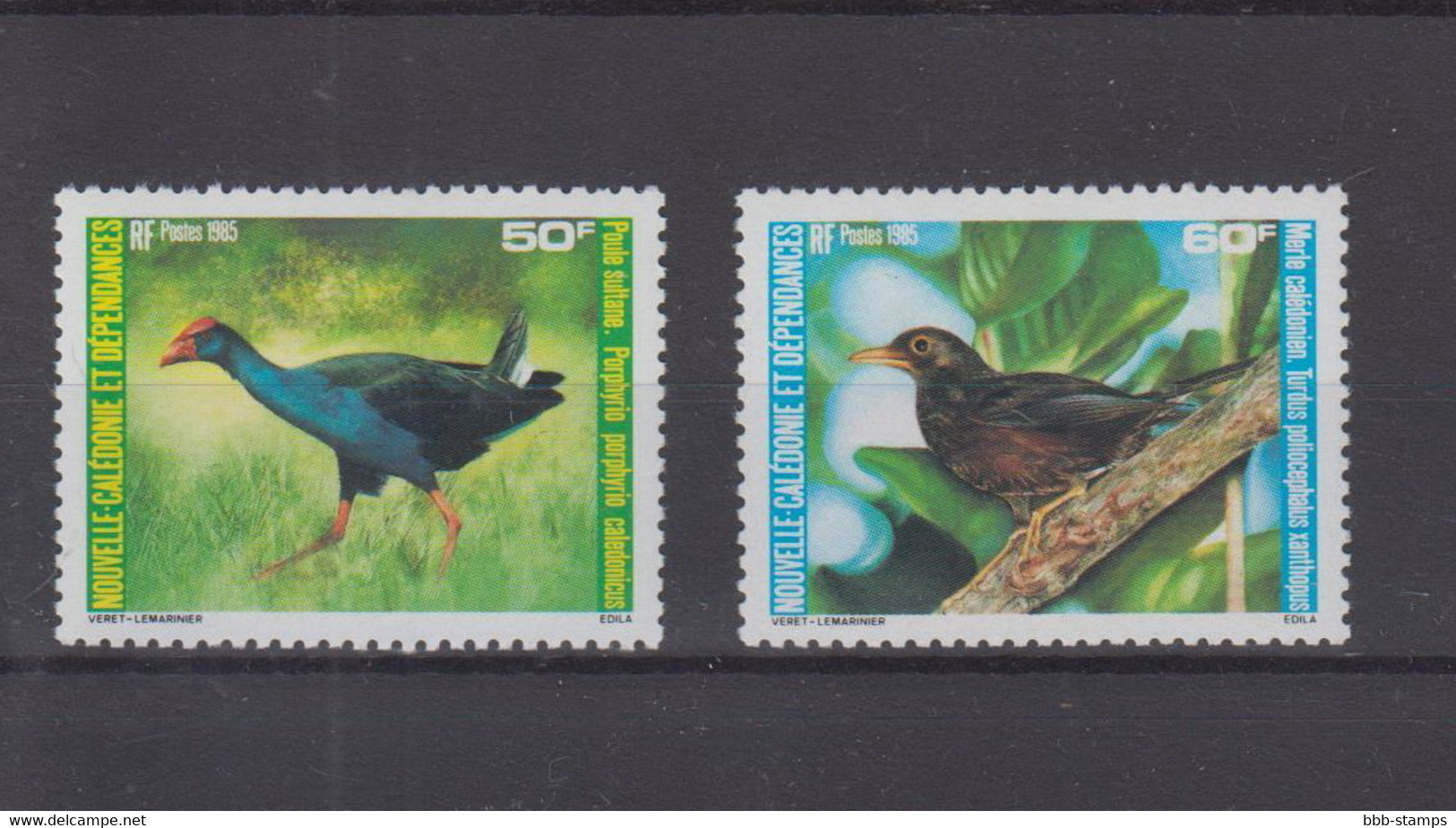 Neukaledonien Michel Cat.No. Mnh/** 772/773 Birds - Ungebraucht