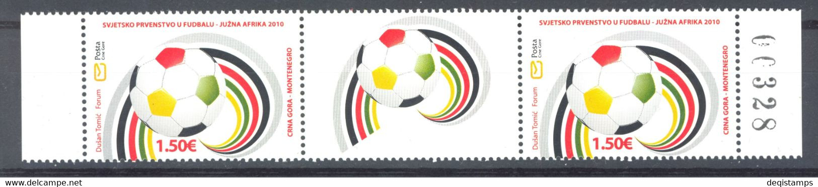 Montenegro 2010 ☀ World Cup Football Championship, South Africa Set ☀ MNH** - 2010 – South Africa