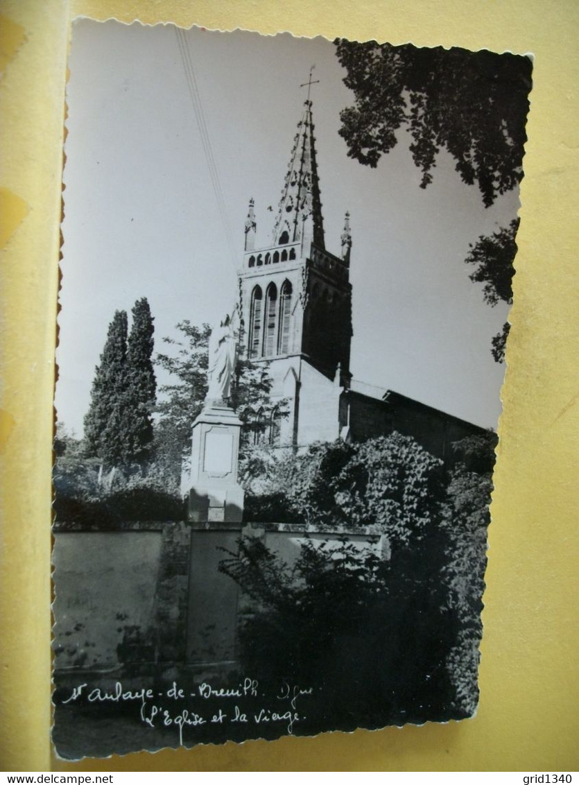 24A 8391 CPSM PM - AUTRE VUE DIFFERENTE N° 3 - 24 ST AULAYE DE BREUILH - L'EGLISE ET LA VIERGE - Other & Unclassified