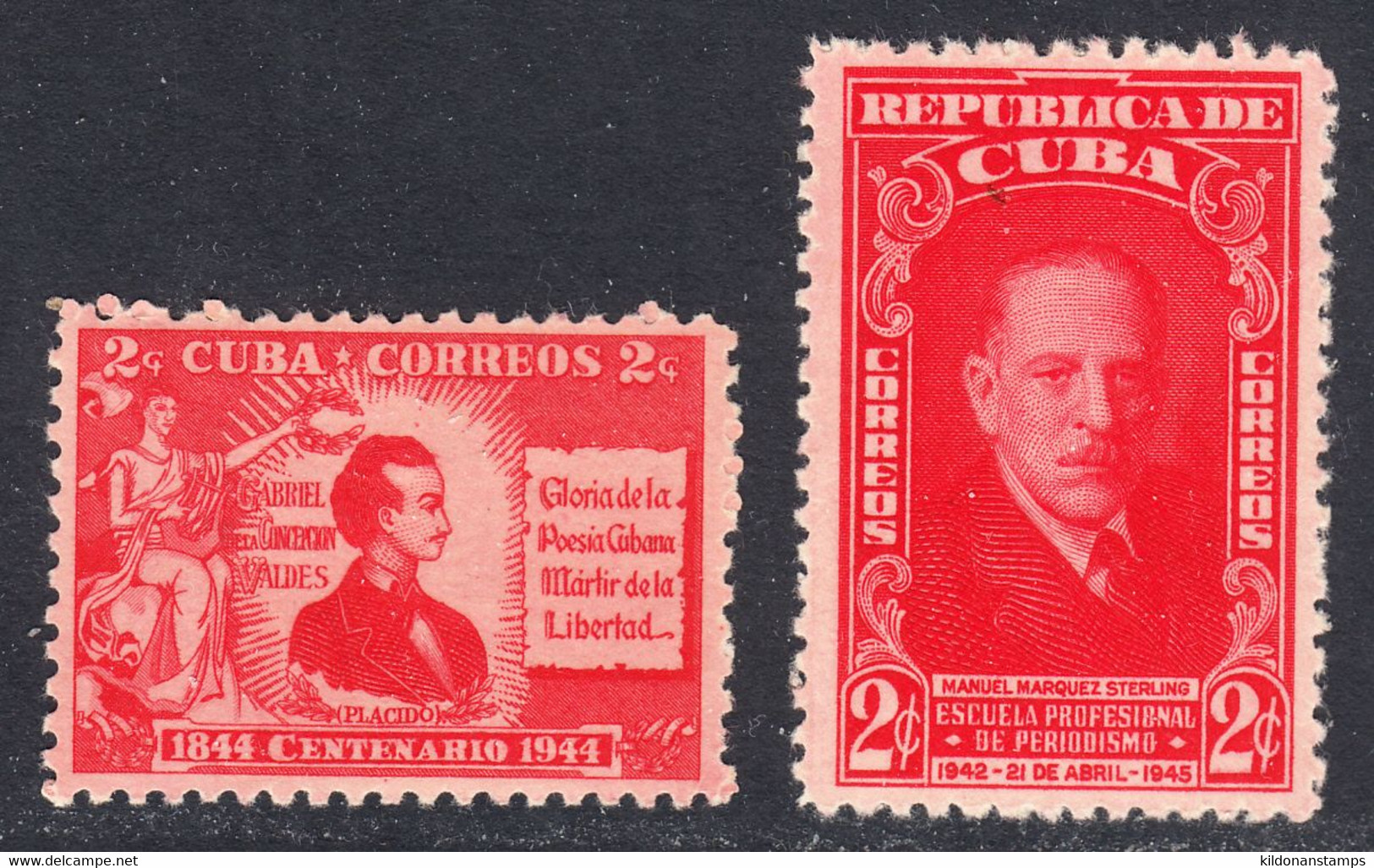 Cuba 1946 Mint Mounted, Sc# 402,403, SG - Unused Stamps