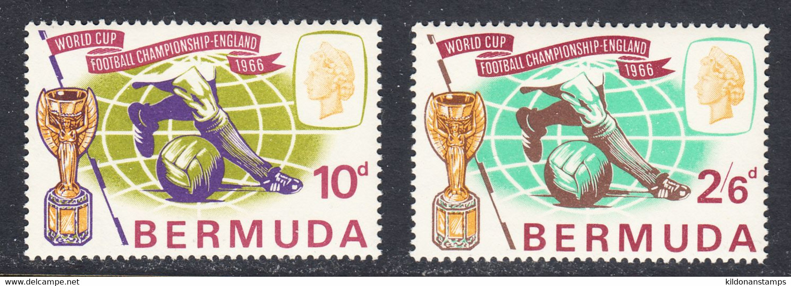 Bermuda 1966 Mint No Hinge, Sc# , SG 193-194 - Bermuda