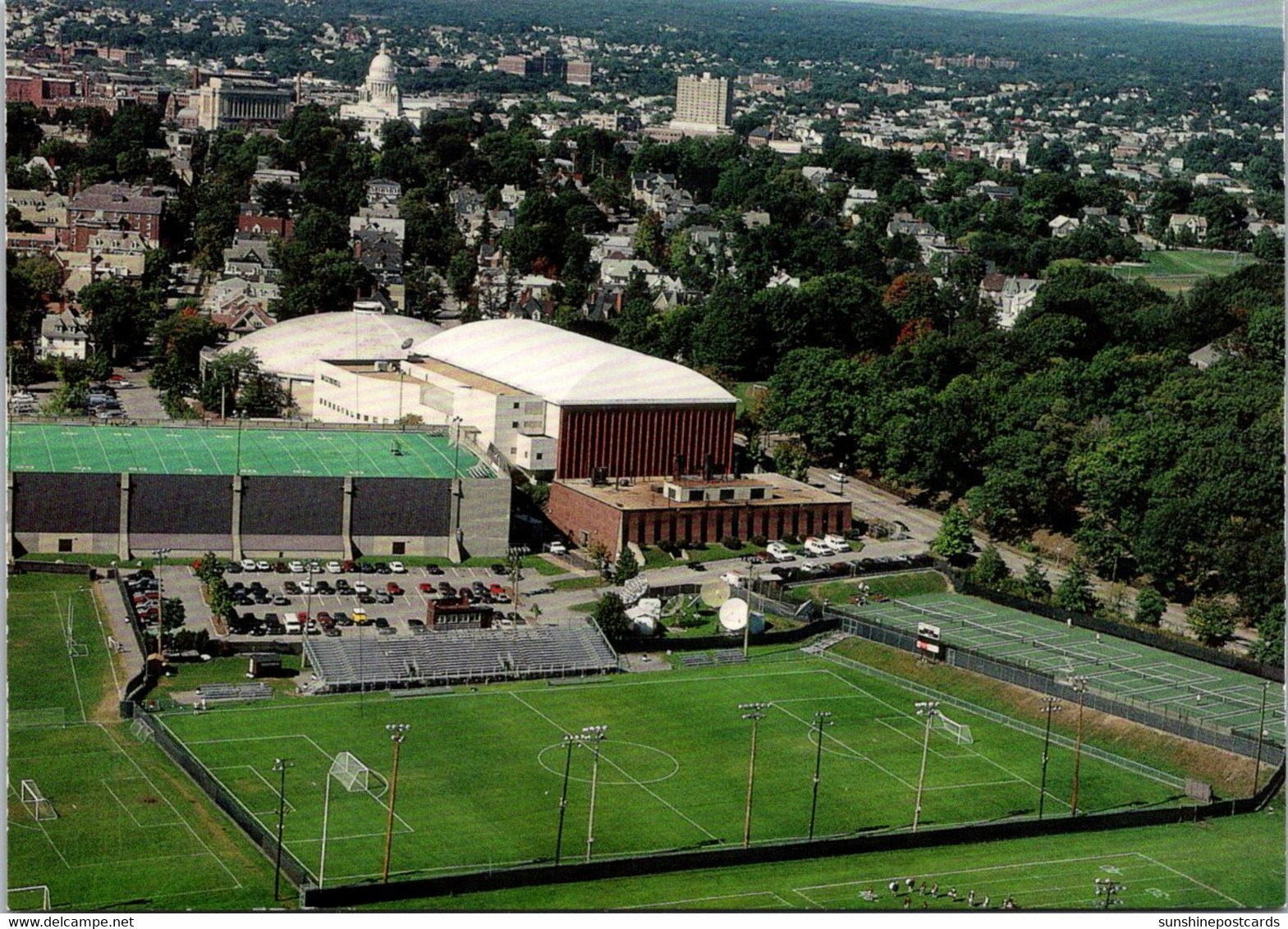 Rhode Island Providence Brown University Helicopter Vire Of Sports Complex - Providence