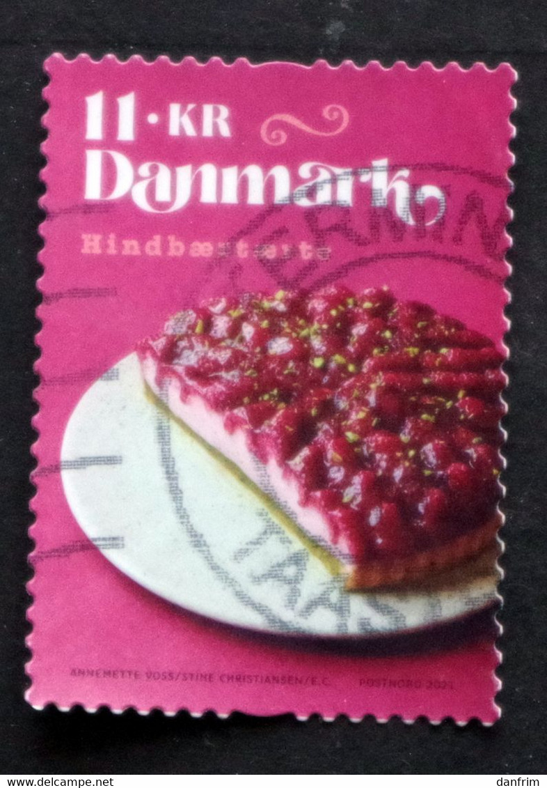 Denmark 2021 Gastronomy. Cakes Minr.2028 (lot G 2216 ) - Oblitérés