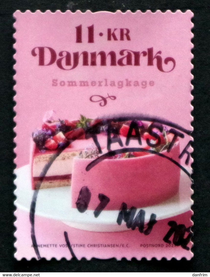 Denmark 2021 Gastronomy. Cakes Minr.2031 (lot G 2228 ) - Usados
