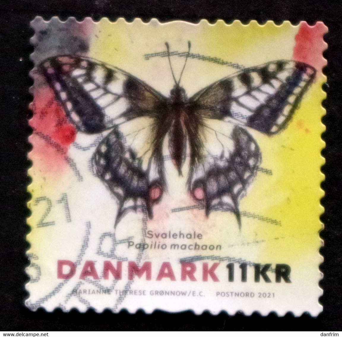 Denmark 2021 BUTTERFLIES Minr.     (lot G 62 ) - Gebraucht