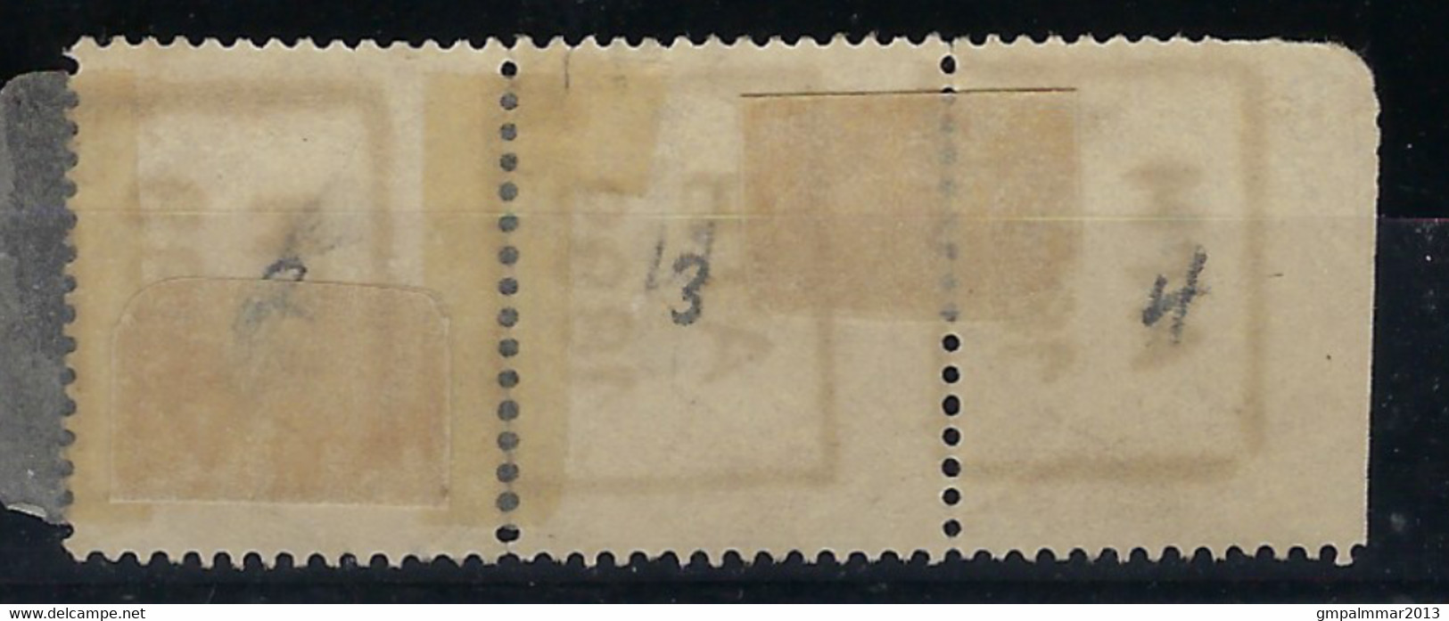 FIJNE BAARD Nr. 57 ( Strip Van 3 ) Voorafgestempeld Nr. 269A    ATH  1899   ; Staat Zie 2 Scans ! RRR - Roller Precancels 1894-99