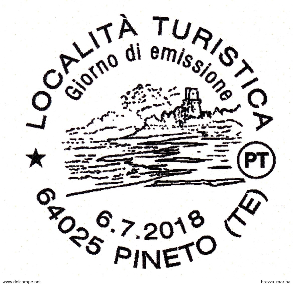 ITALIA - Usato - 2018 - Turismo - Pineto – (TE) - Abruzzo - Torre Di Cerrano - B - 2011-20: Afgestempeld