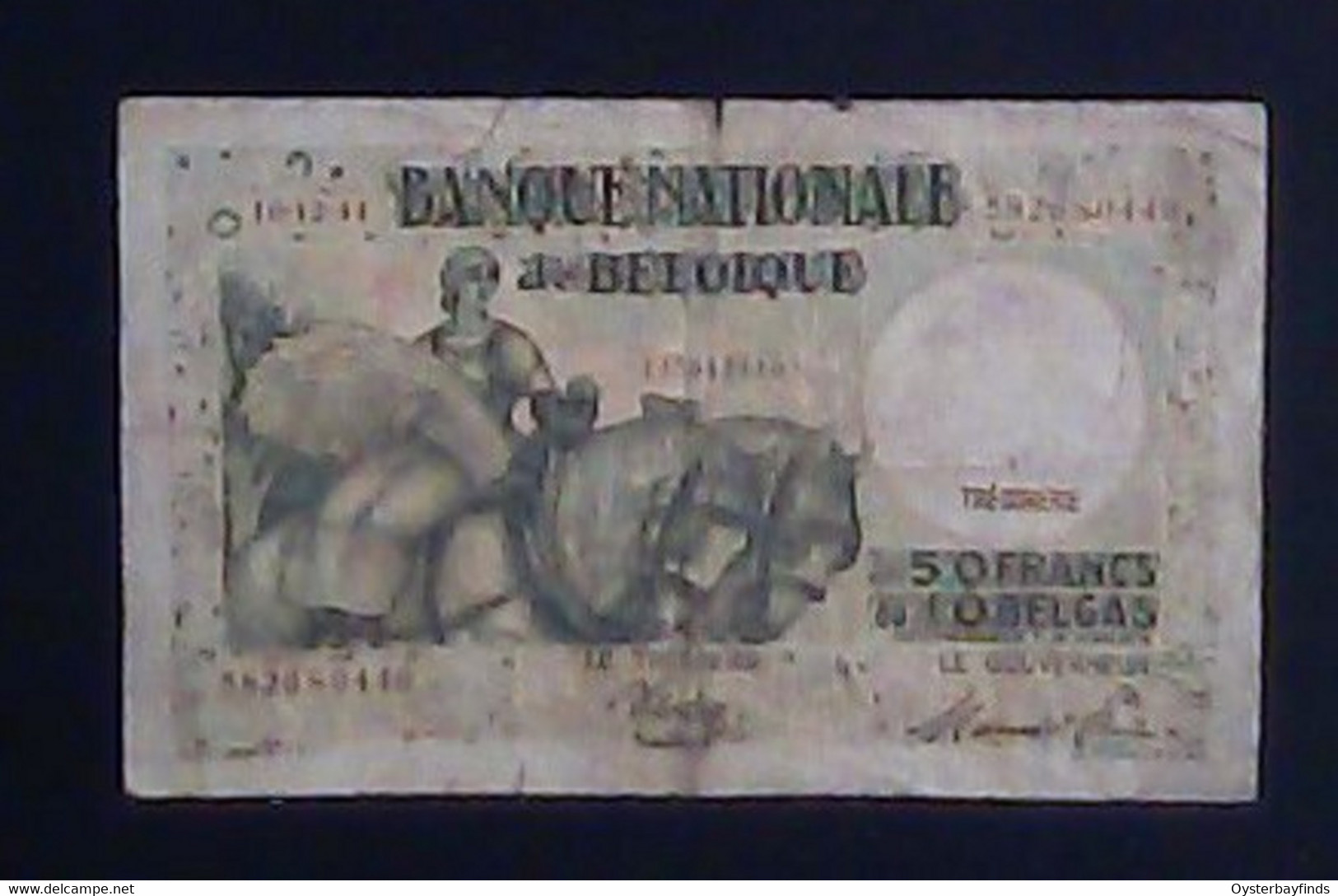 Belgium 1944: 50 Francs - 10 Belga - Otros & Sin Clasificación