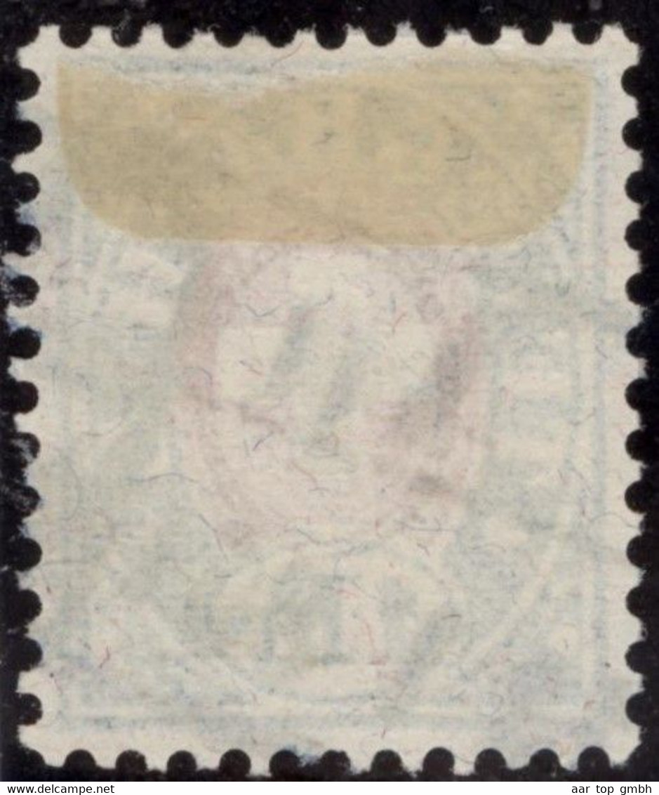 Heimat SG AU 1885-05-13 Blau Stempel Auf Zu#18 Telegrapfen-Marke 1Fr. - Télégraphe