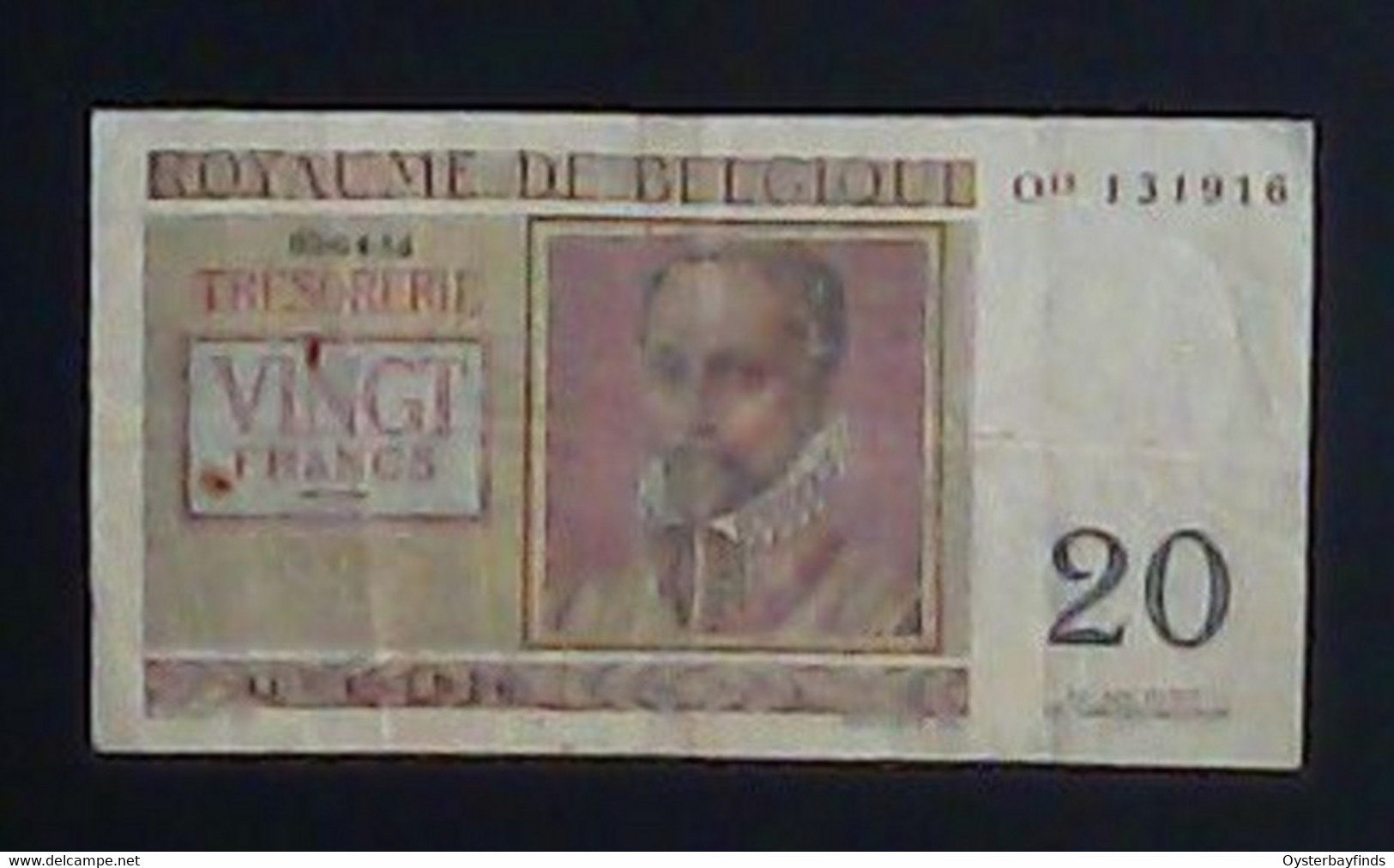 Belgium 1956: 20 Francs - 20 Francos