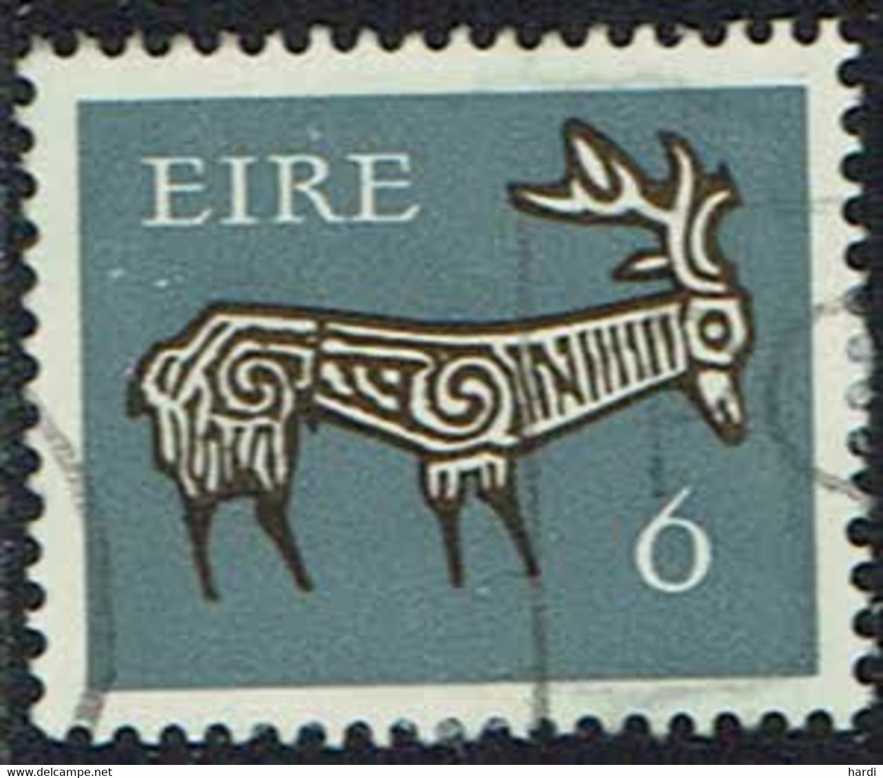 Irland 1971, MiNr 259ZA, Gestempelt - Gebruikt