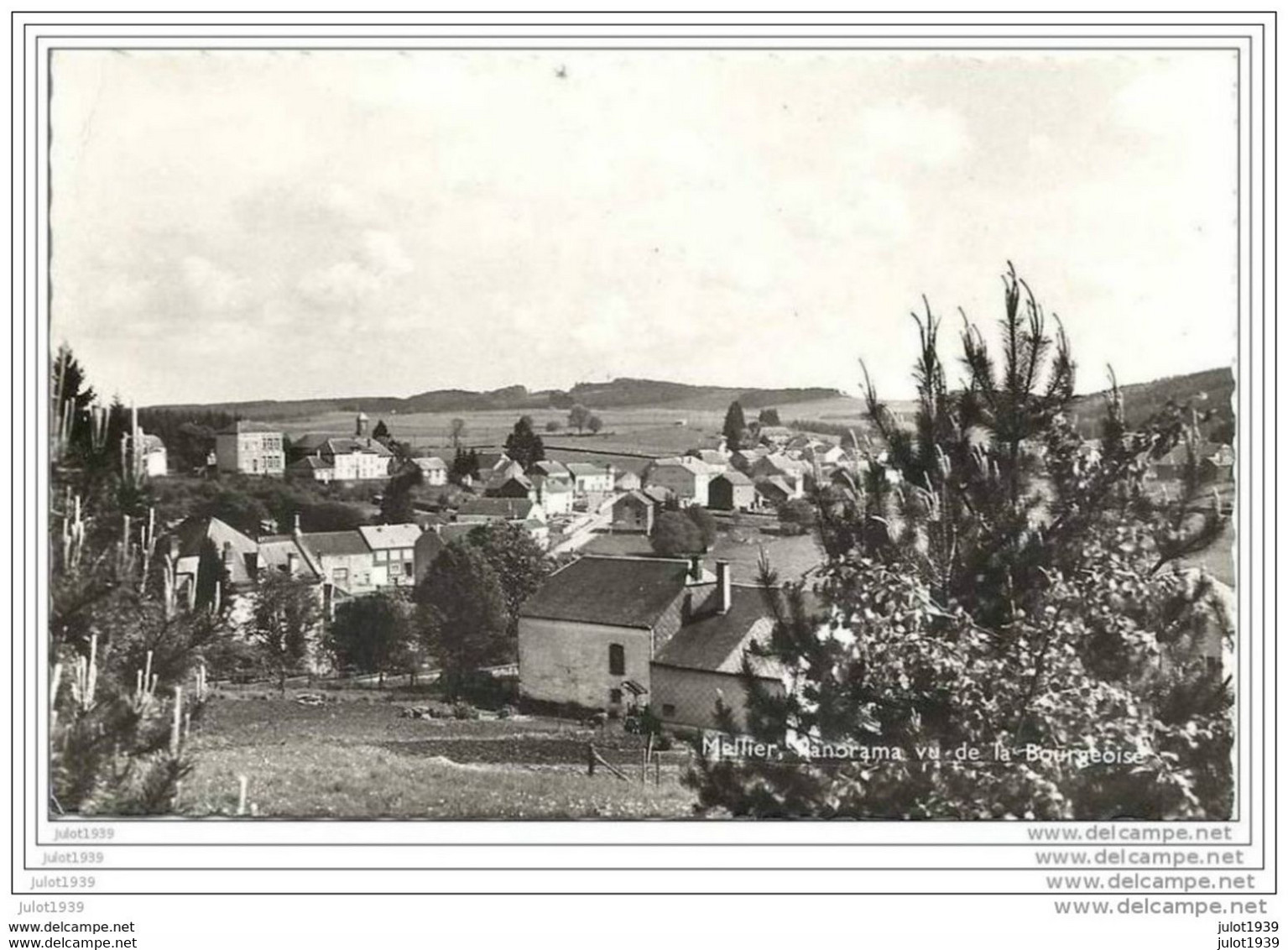 MELLIER ..--  Panorama Vu De La Bourgeoise . Vers IXELLES ( S.A. KODAK ) . Voir Verso . - Léglise