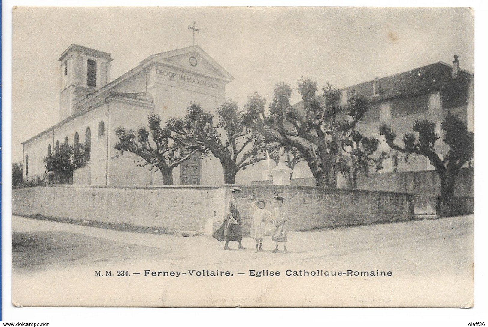 CPA 01 AIN FERNEY-VOTAIRE  Eglise Catholique-Romaine N° 234 - Ferney-Voltaire