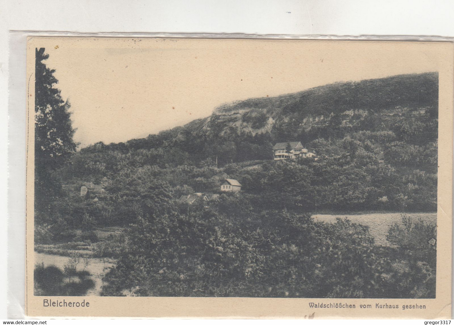 A4837) BLEICHERODE - Waldschlößchen Vom Kuraus Gesehen ALT ! 1928 - Bleicherode