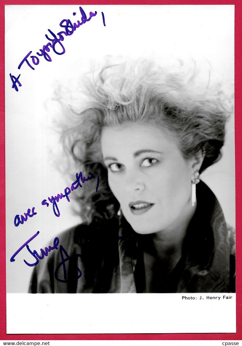 PHOTO Photographie OPERA Singer JUNE ANDERSON Soprano Born BOSTON 1952 Autographe Dédicace "Bel Canto" - Autographs