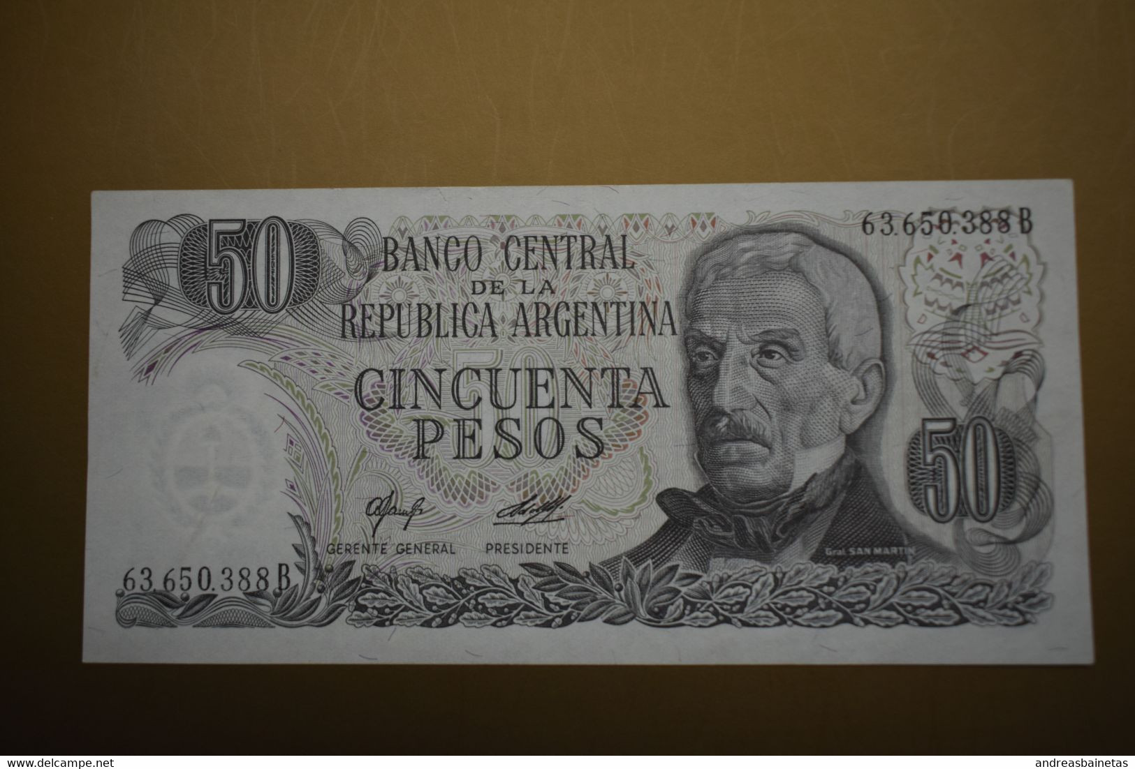 Argentina Banknotes 50 Pesos VF - Argentinië