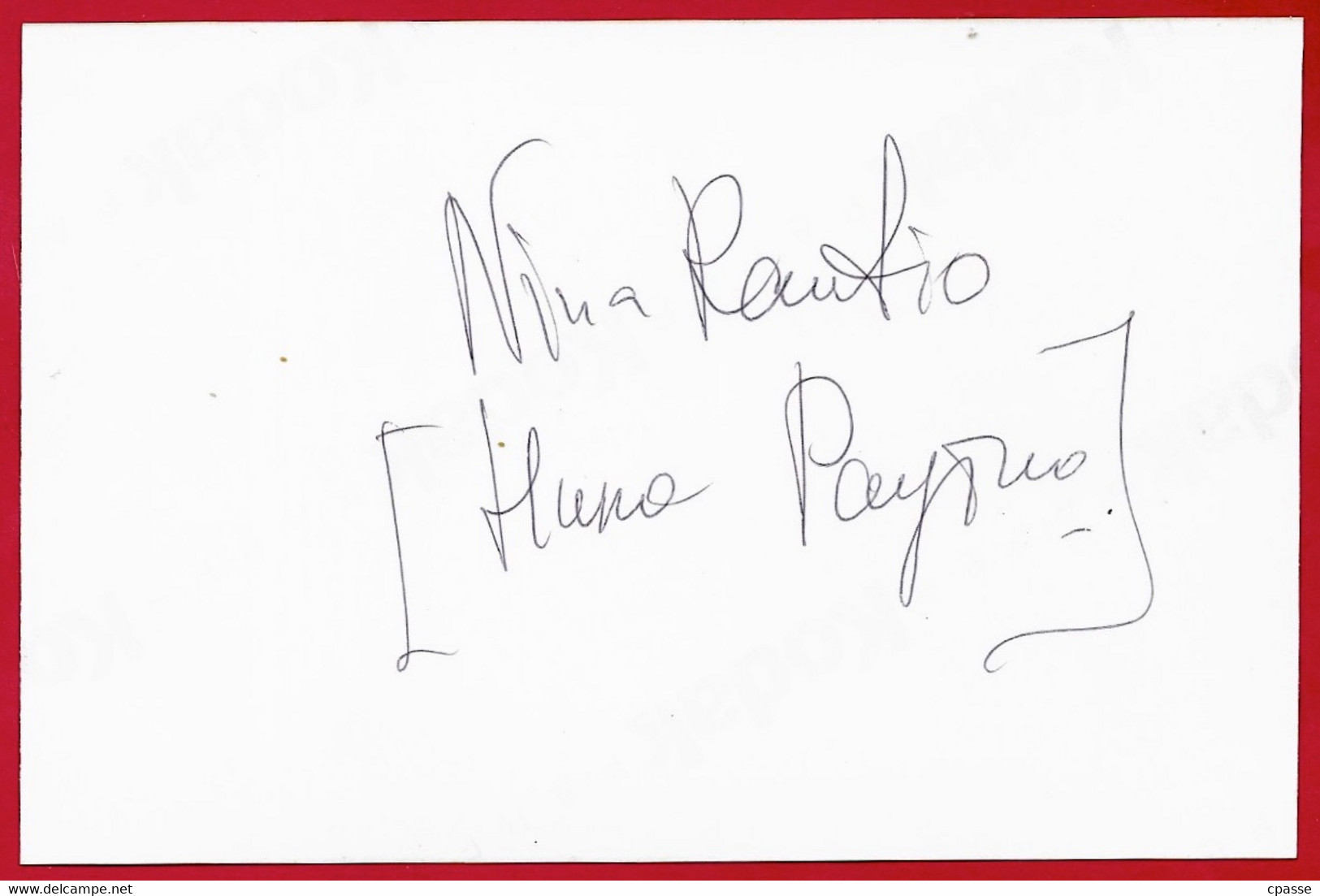 PHOTO Photographie Chanteuse OPERA Russe Née 1957 NINA RAUTIO Soprano (Tour Eiffel) AUTOGRAPHE Au Dos * Artiste RUSSIA - Autogramme