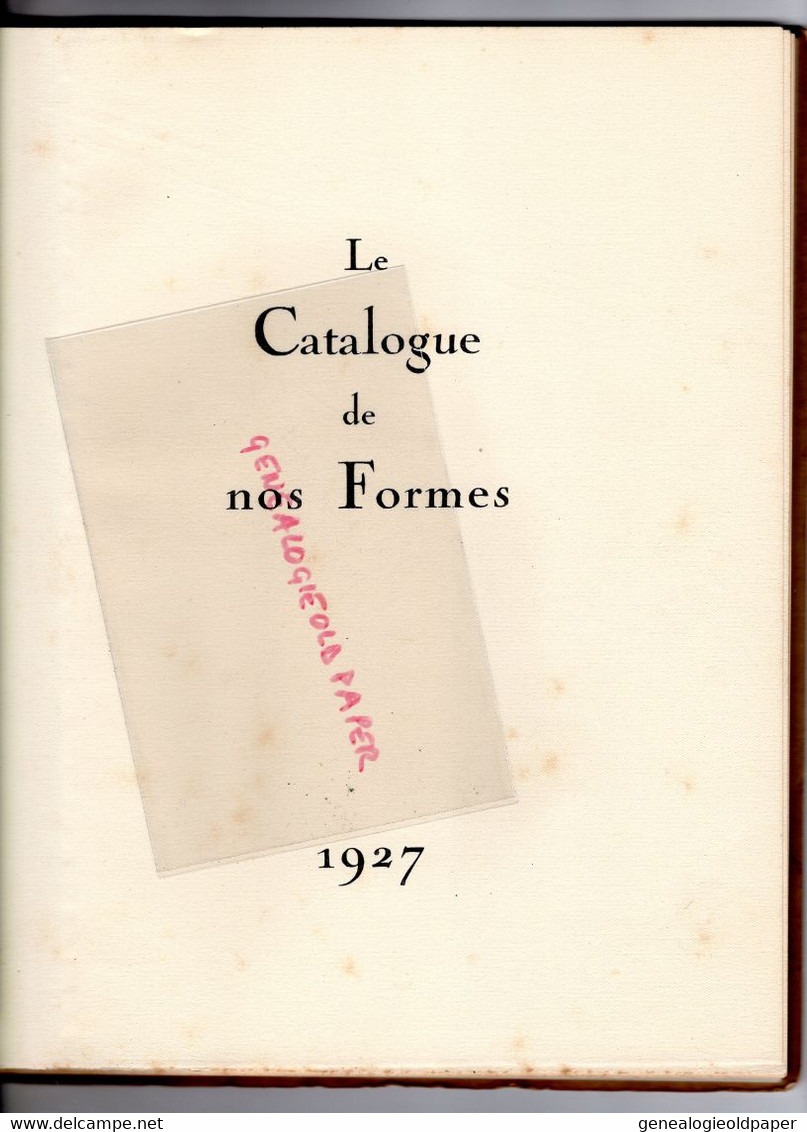 87- LIMOGES- TRES RARE LIVRE HAVILAND PORCELAINE -CATALOGUE DE FORMES 1927- DERBY-DEAUVILLE-TROUVILLE-RANSON - Limousin