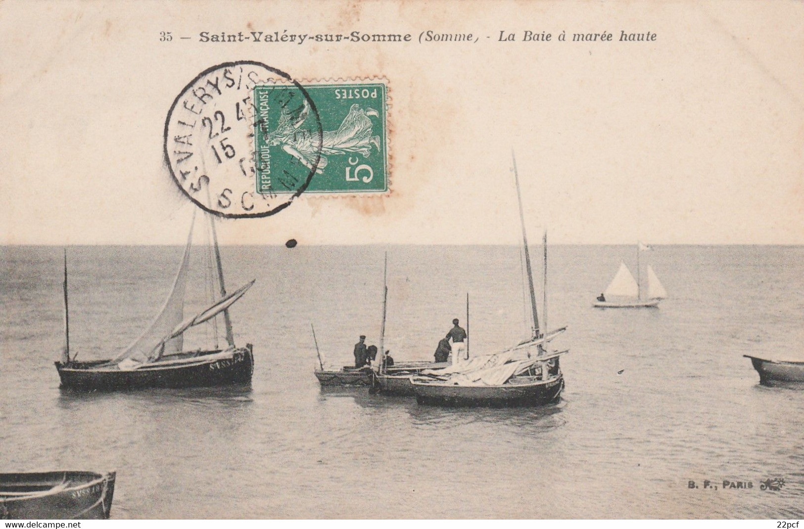 35 - SAINT VALERY SUR SOMME - La Baie à Marée Haute - Saint Valery Sur Somme