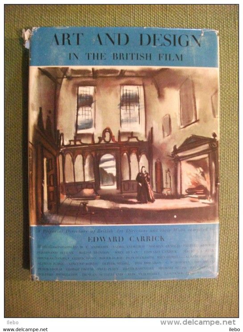 Art And Design In The British Film Cinéma Carrick 1948 Anglais Décoration Décor - Cultural