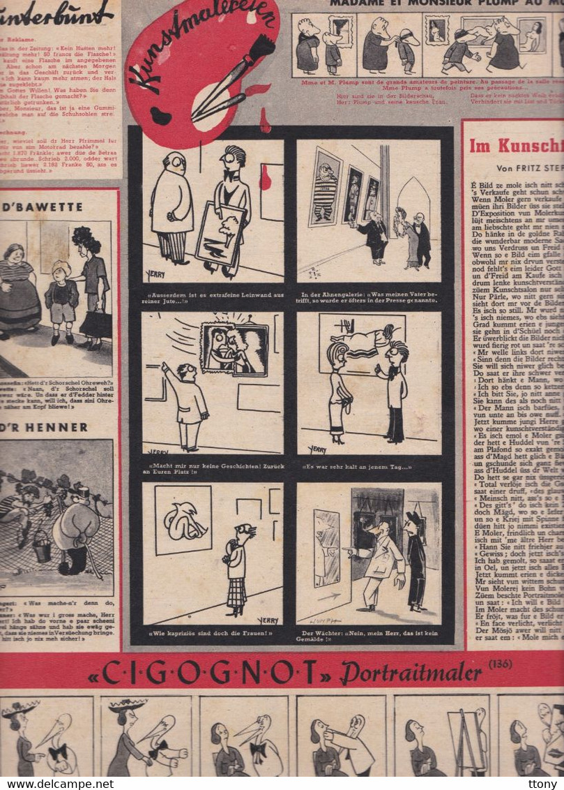 Revue Illustrée De La Famille   Cigognes  1948  édition Strasbourg    Großes Illustriertes Familienmagazin: Auf Deutsch - Kids & Teenagers