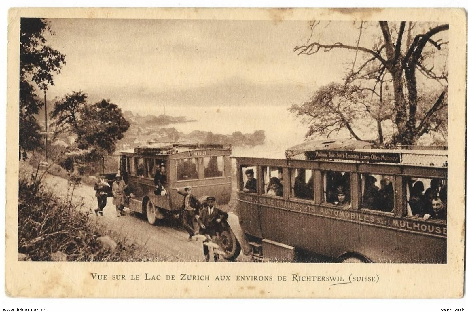 RICHTERSWIL Mit Französischen Touristencars ~1910 - Richterswil