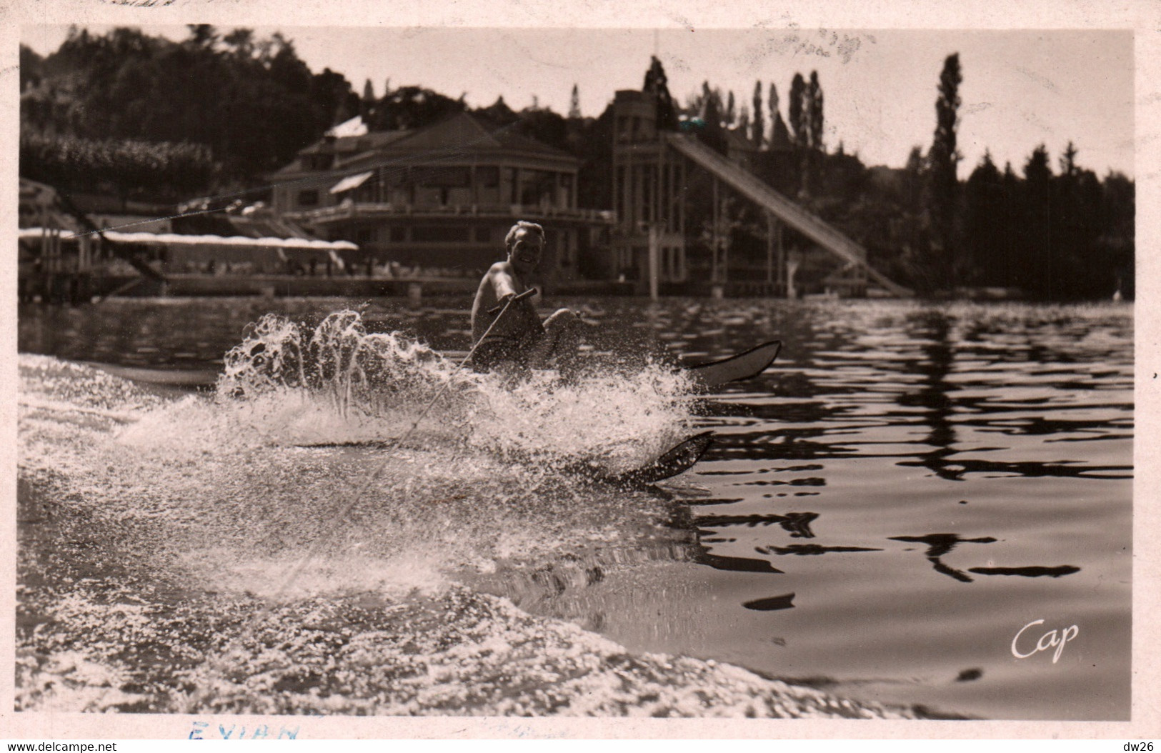 Evian Les Bains - Le Ski Nautique - Carte CAP De 1941 N° 113 - Water-skiing