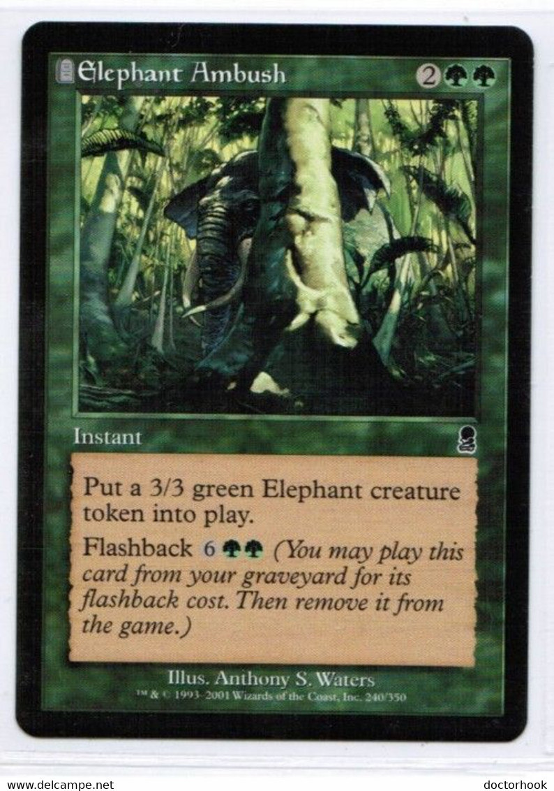 MAGIC The GATHERING  "Elephant Ambush"---ODYSSEY (MTG--128-7) - Autres & Non Classés