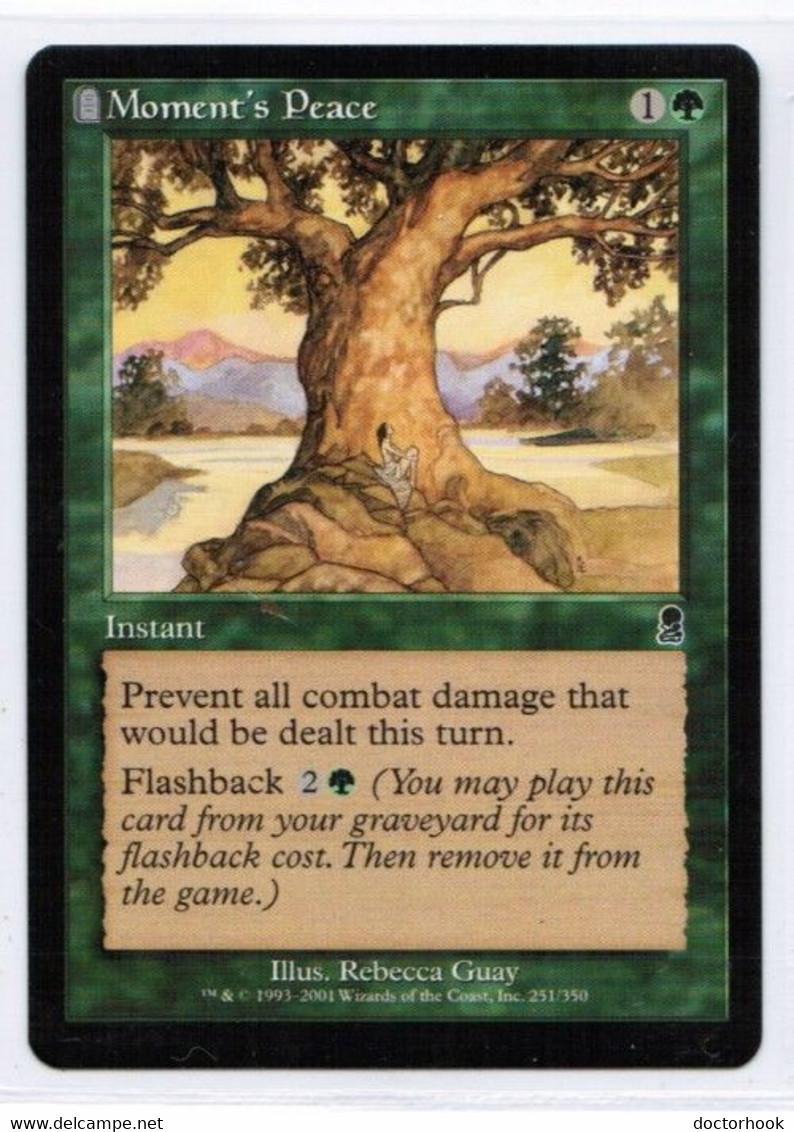 MAGIC The GATHERING  "Moment's Peace"---ODYSSEY (MTG--128-8) - Altri & Non Classificati