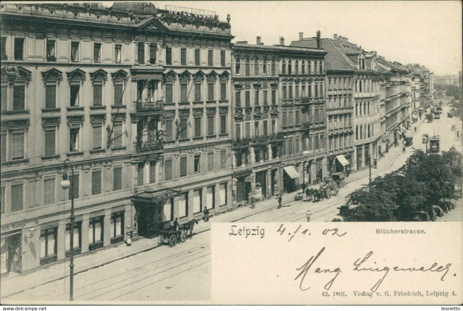 AK Leipzig Blücherstrasse (9-223) - Leipzig