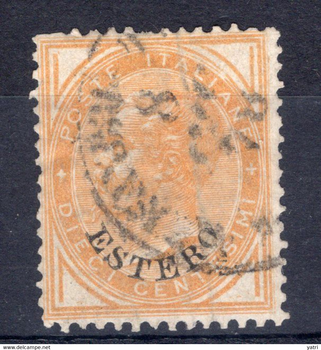Uffici All'estero  (1874) - 10 Cent. Sass. 4 (o) - General Issues