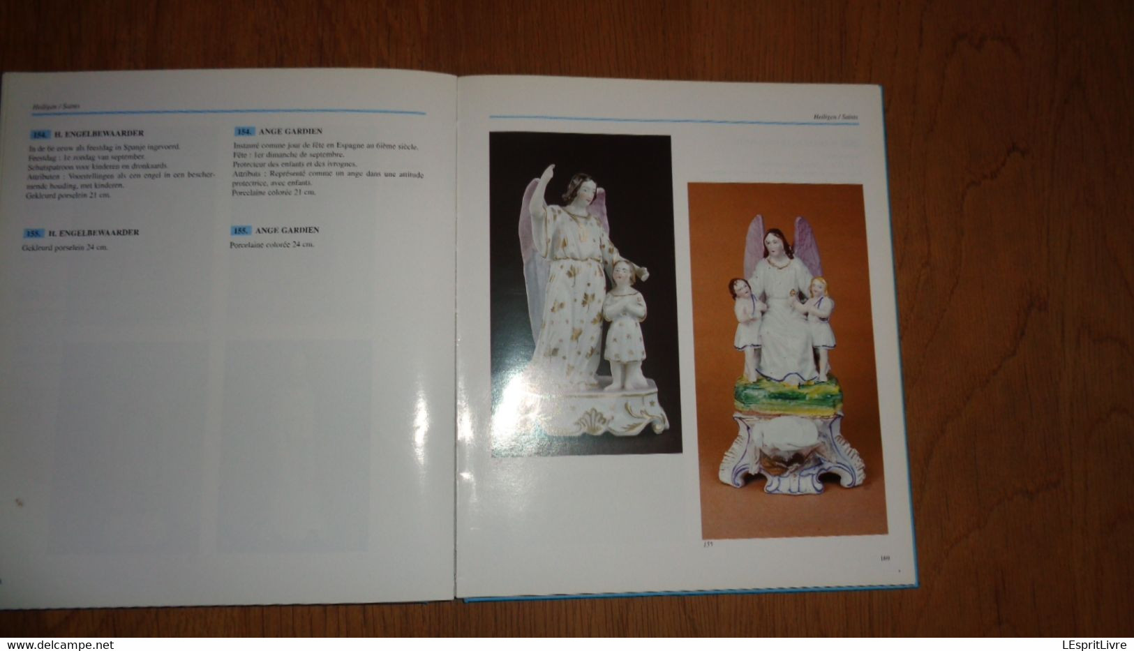 VROOMHEID IN PORSELEIN VAN ANDENNE Claes Régionaal Porcelaine Andenne Statue Religieuse Biscuit Heilingen Saint Dévotion