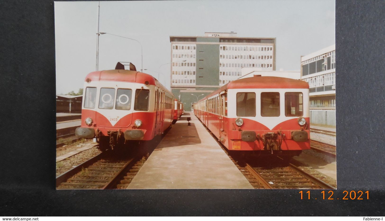 Photo 13 X 9 Cm - Gare De Nantes - X 2403 Re - XR 8212 N - Le 11 Août 1981 - Trains