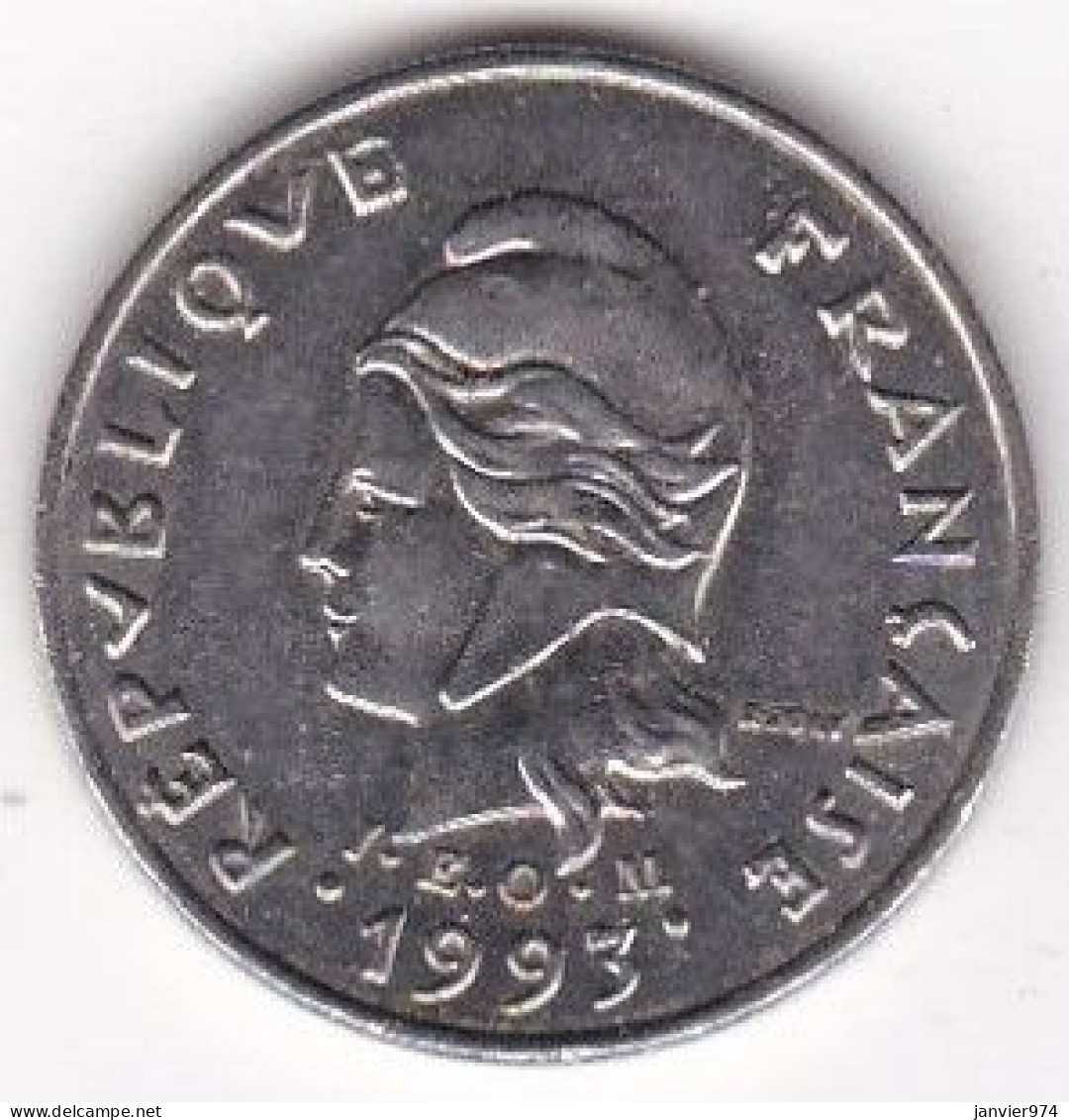 Polynésie Française. 10 Francs 1993 En Nickel - Polinesia Francese