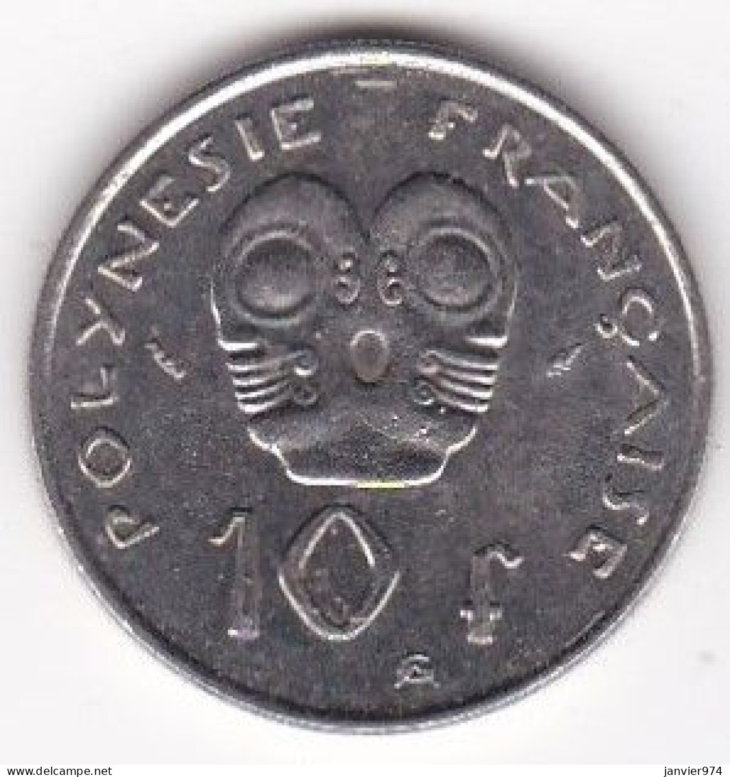 Polynésie Française. 10 Francs 1993 En Nickel - Polinesia Francesa
