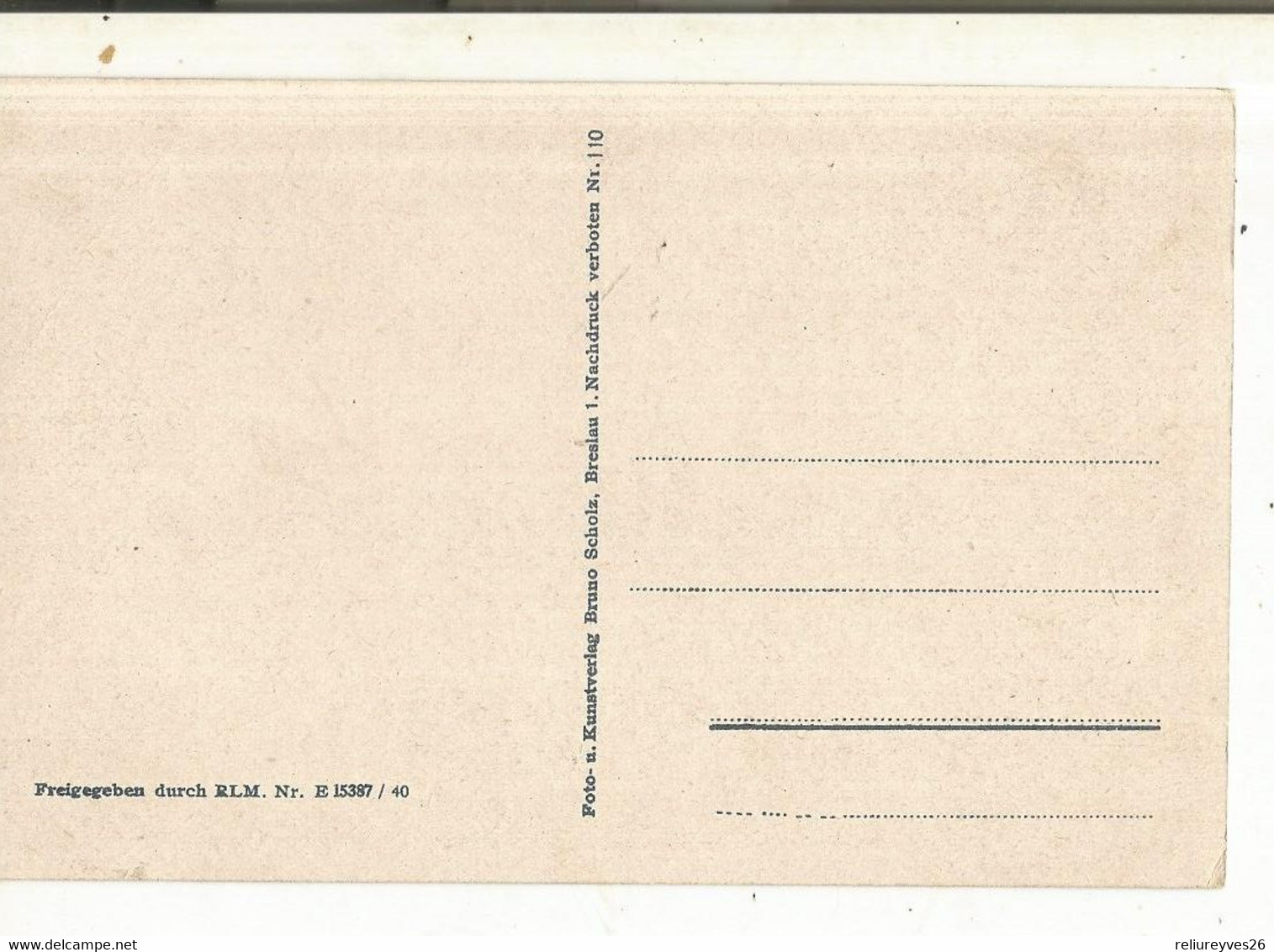 CPA ,Allemagne , N°15387/40 , Breslau , Rathaus, Ed. Bruno Schols - Non Classés
