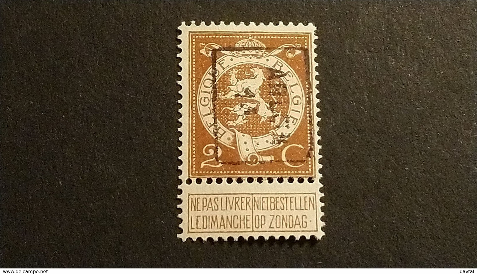 N 109   PREO  B   " ARLON 14 " - Typos 1912-14 (Lion)