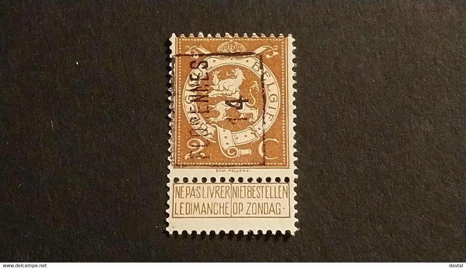 N 109   PREO  A   " FLORENNES 14 " - Typo Precancels 1912-14 (Lion)